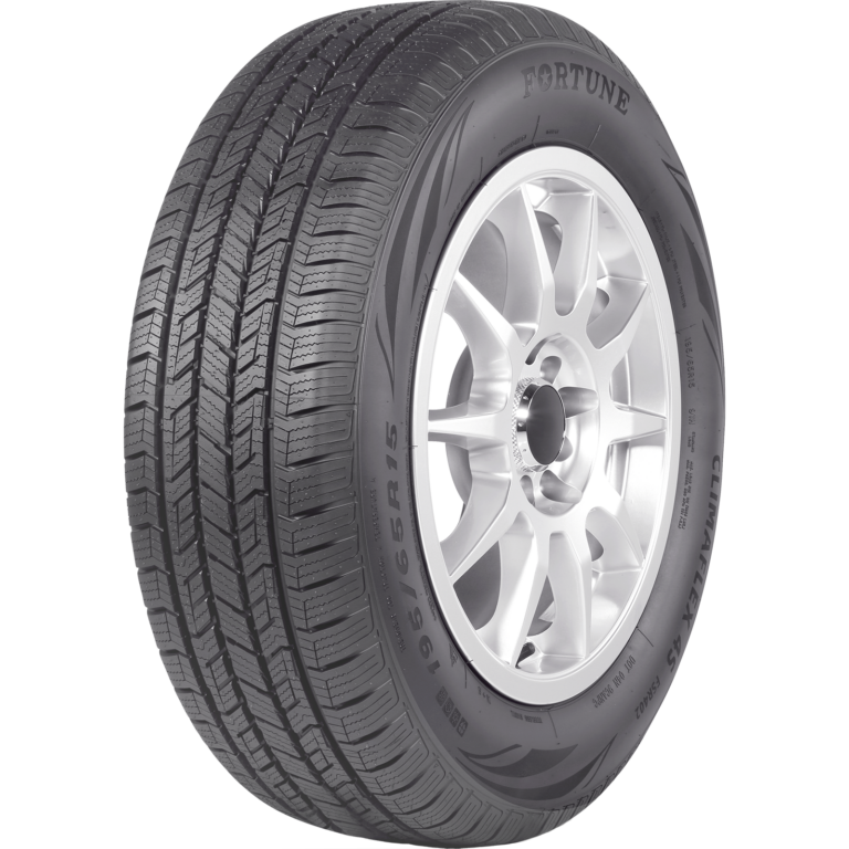 tire three-quarter view