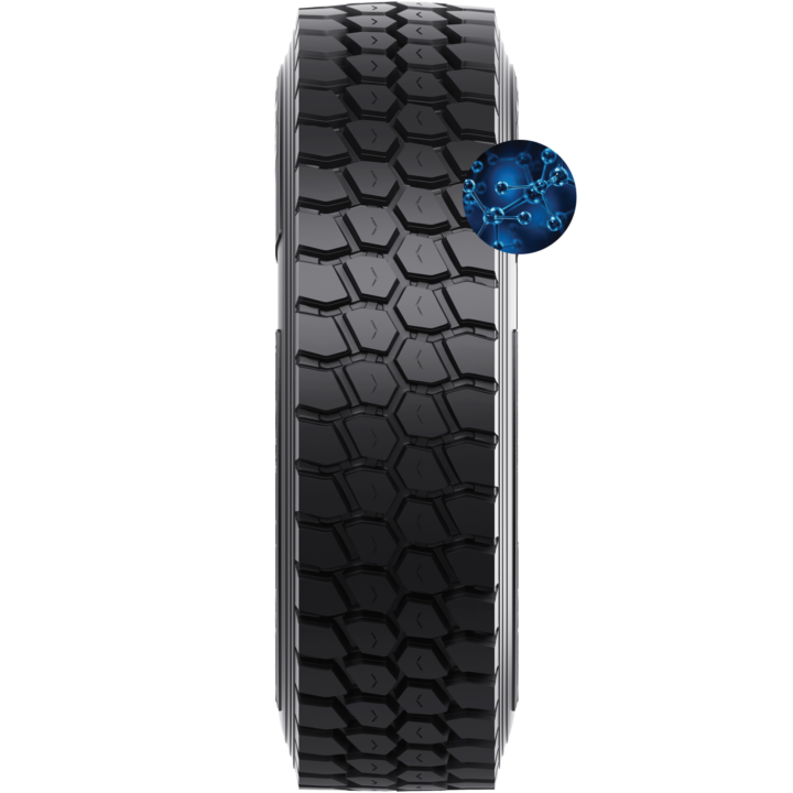 tire tread view