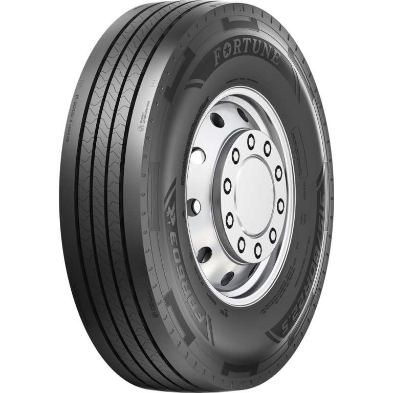 tire three-quarter view