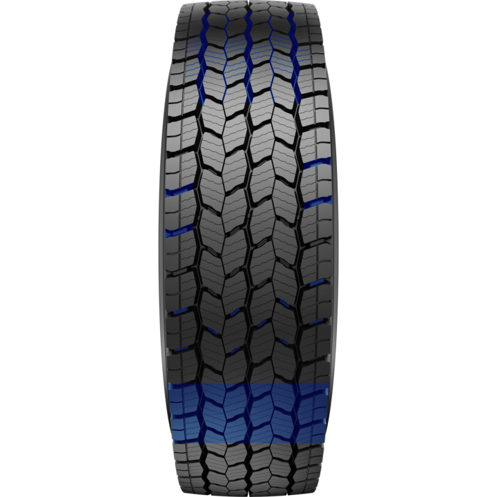 tire tread view