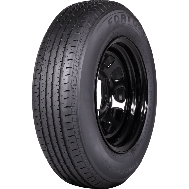 tire three-quarter view