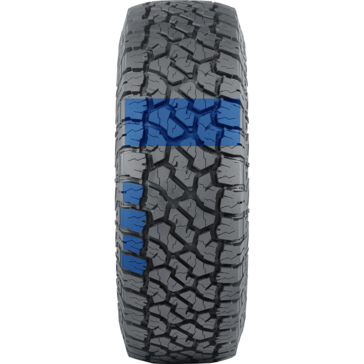 tire tread view