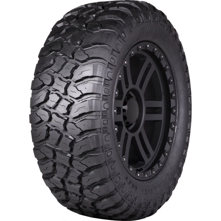 tire three-quarter view