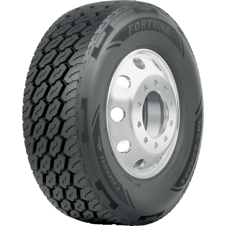 tire three-quarter view