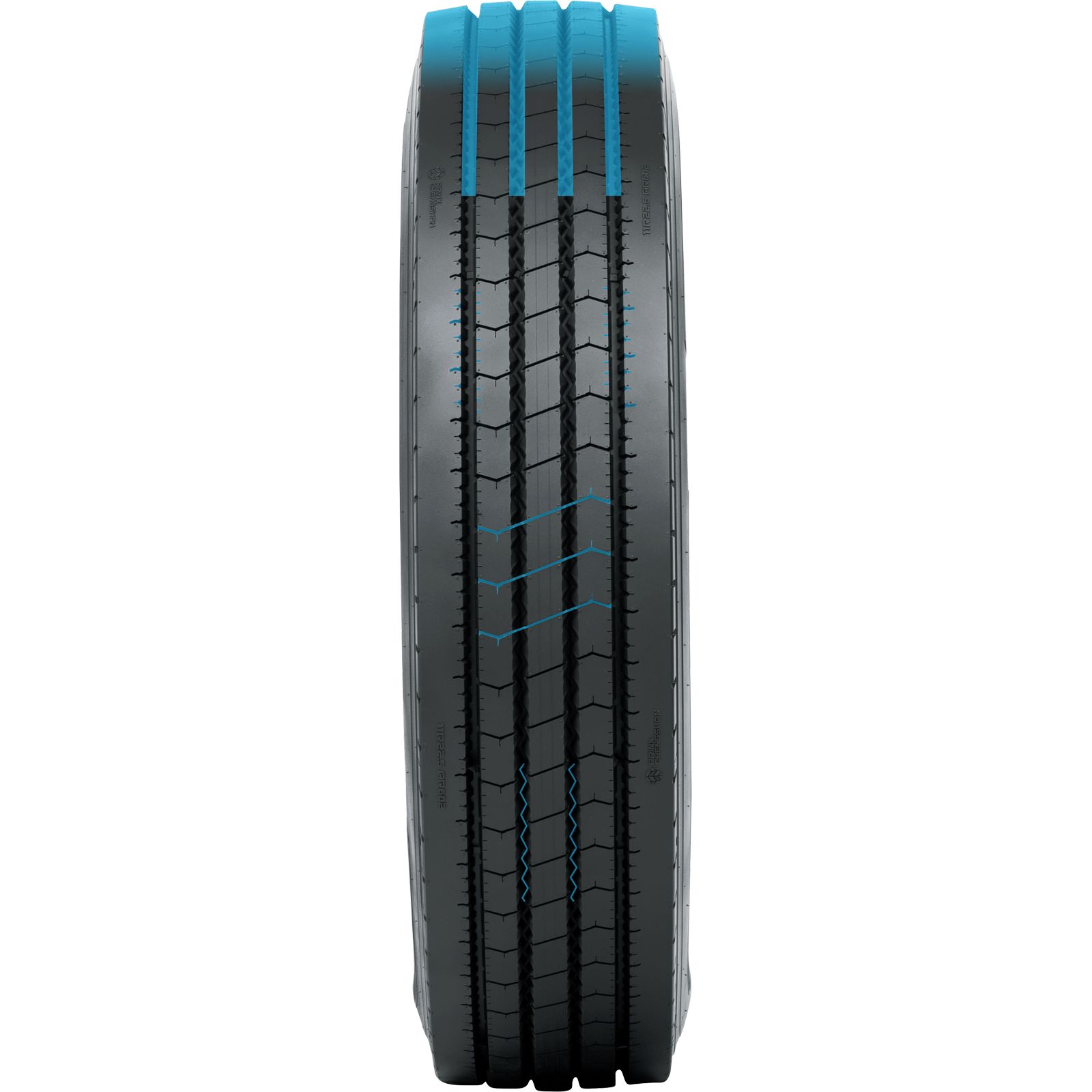 tire tread view