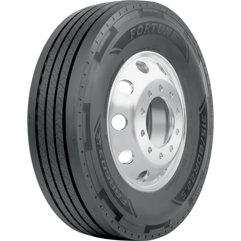 tire three-quarter view