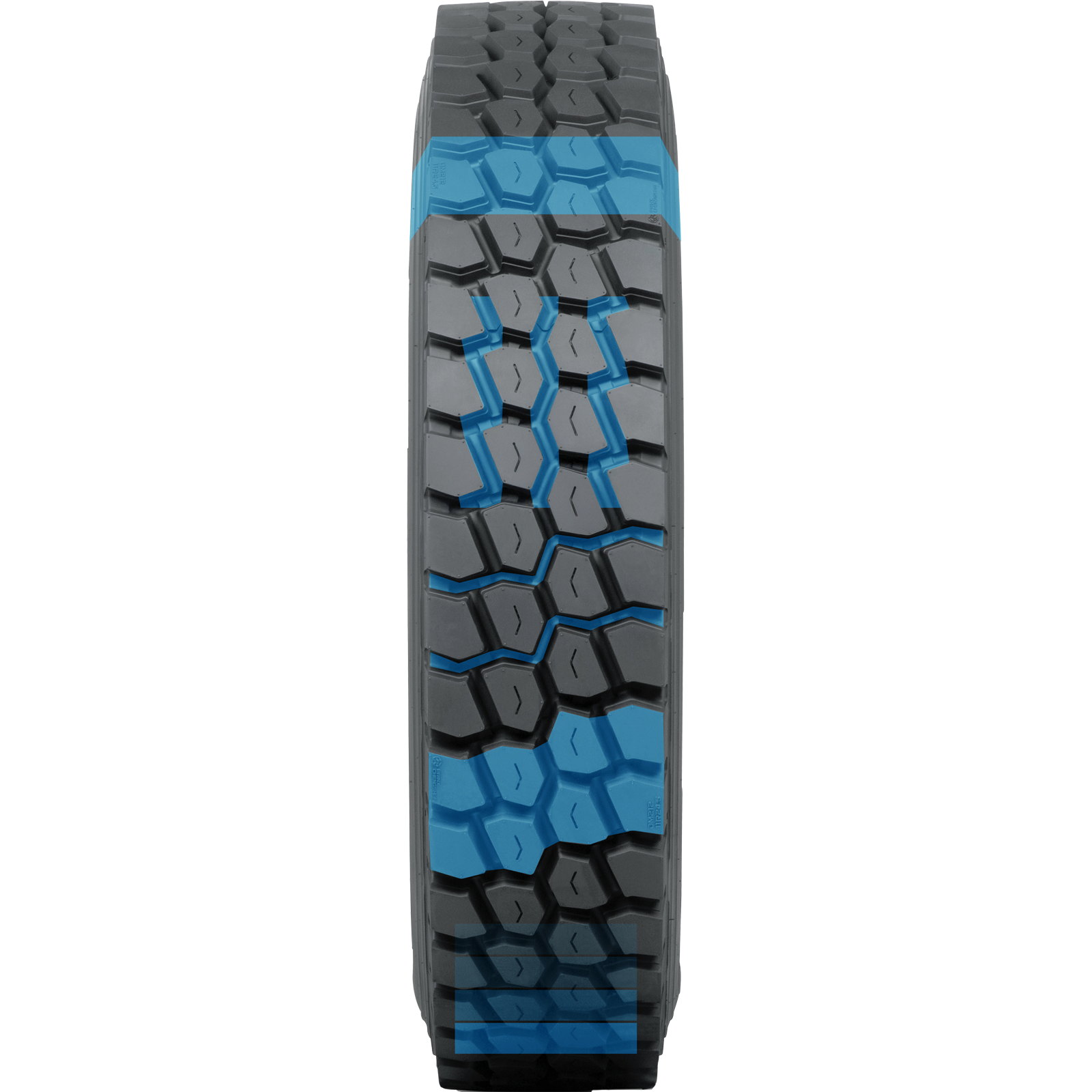 tire tread view
