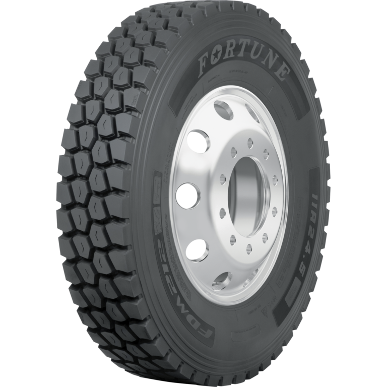 tire three-quarter view