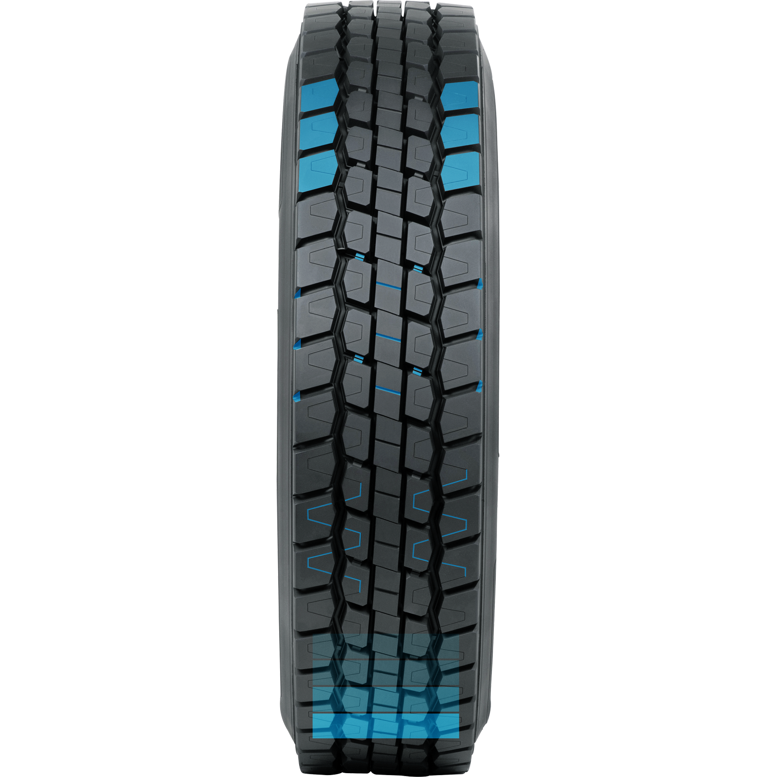 tire tread view