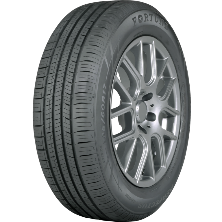 tire three-quarter view