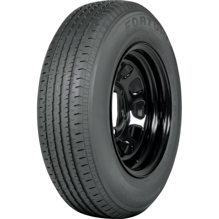 tire three-quarter view