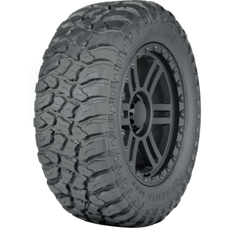 tire three-quarter view
