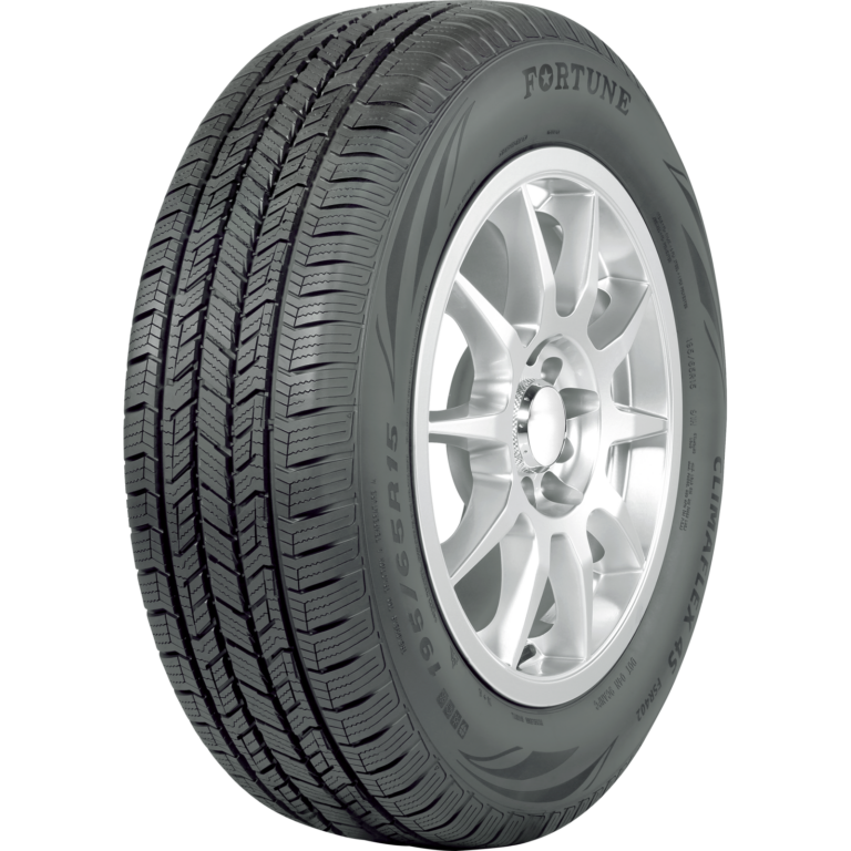 tire three-quarter view