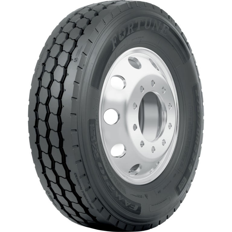 tire three-quarter view