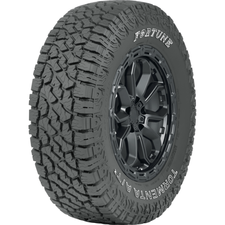 tire three-quarter view